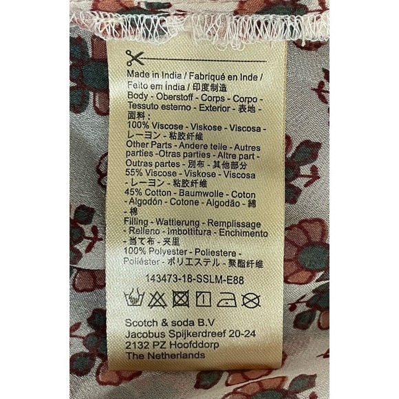 Scotch & Soda Boho Maxi Dress Small Cottagecore Prairie Vintage Inspired - Picture 16 of 16